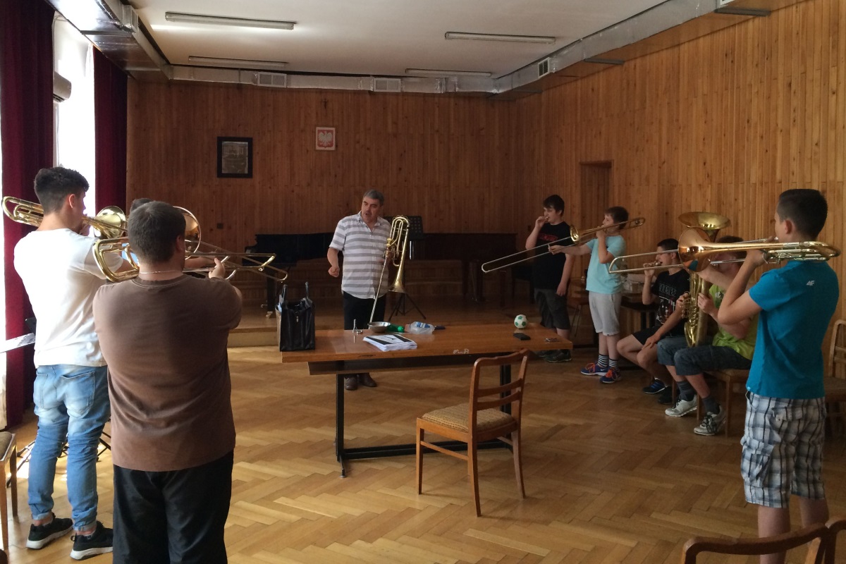 Letnie warsztaty dla klas instrumentów dętych blaszanych - 4-7 lipca 2016